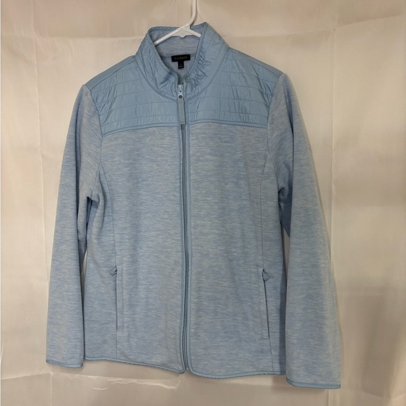 Womens size large Talbots brand fleece zip jacket, #B939 - Picture 1 of 4